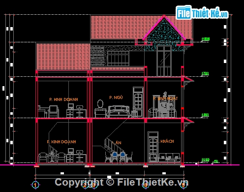 Biệt thự kích thước 4mx13m,biệt thự đẹp 2 tầng,Biệt thự 2 tầng rưỡi,biệt thự hiện đại